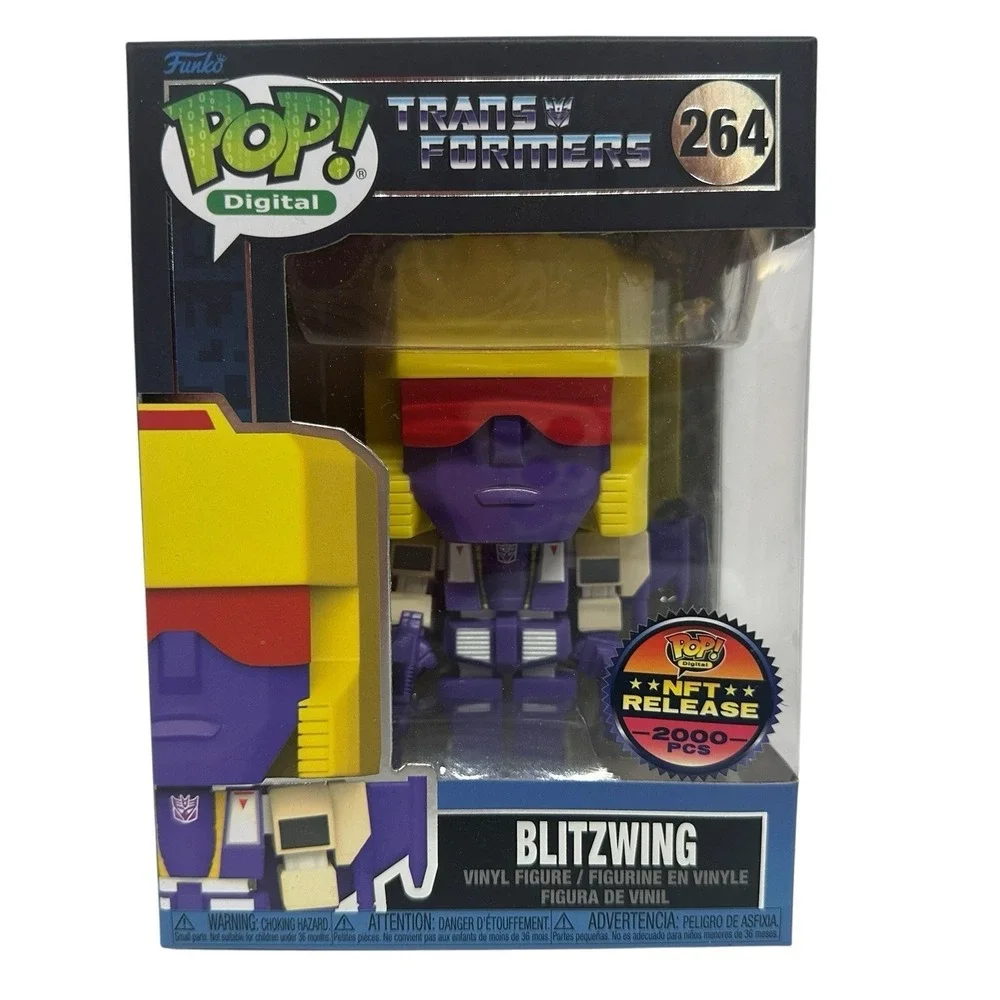 Funko Pop! Digital Retro Toys Transformers Blitzwing 2,000 Pcs #264